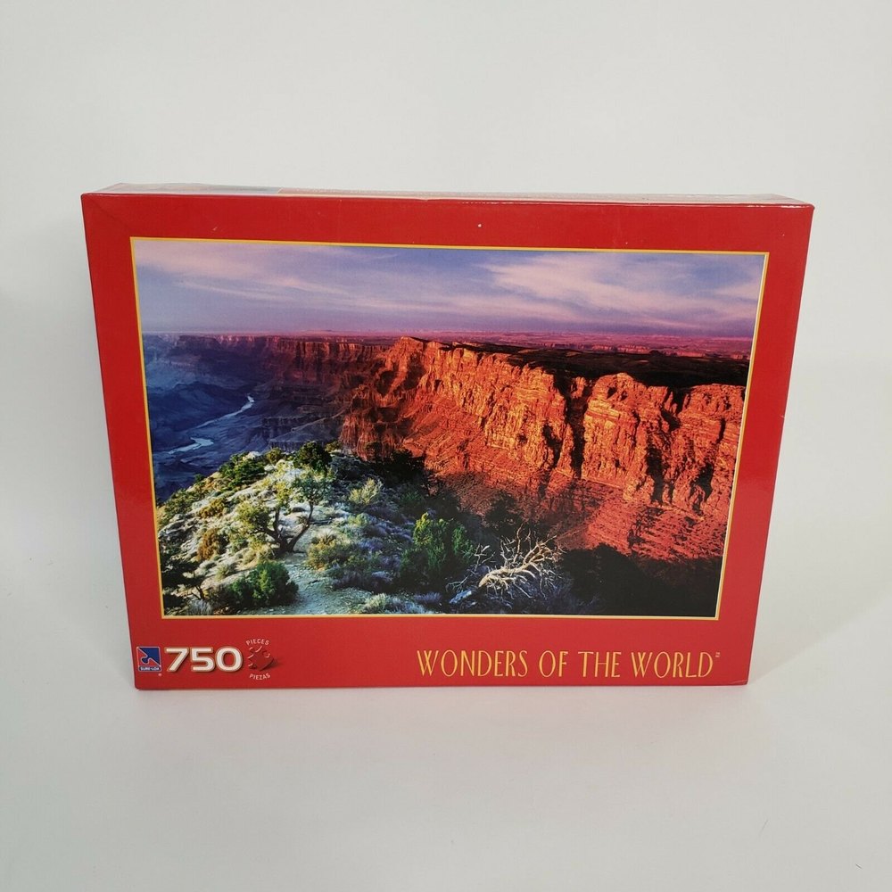New Sealed Sure Lox Wonders of the World Jigsaw Puzzle Grand Canyon 750 pieces